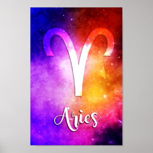 Poster Zodiac : Bonbons Spatiaux Aries
