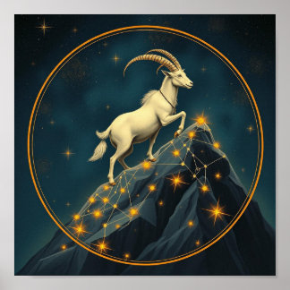 Poster Zodiac Capricorne