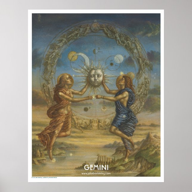 Poster Zodiac - Gemini (Devant)