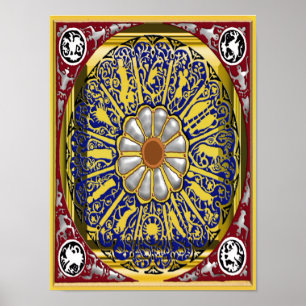 Poster zodiaque de dante