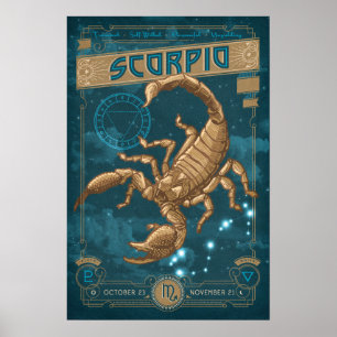 Poster Zodiaque : Scorpion