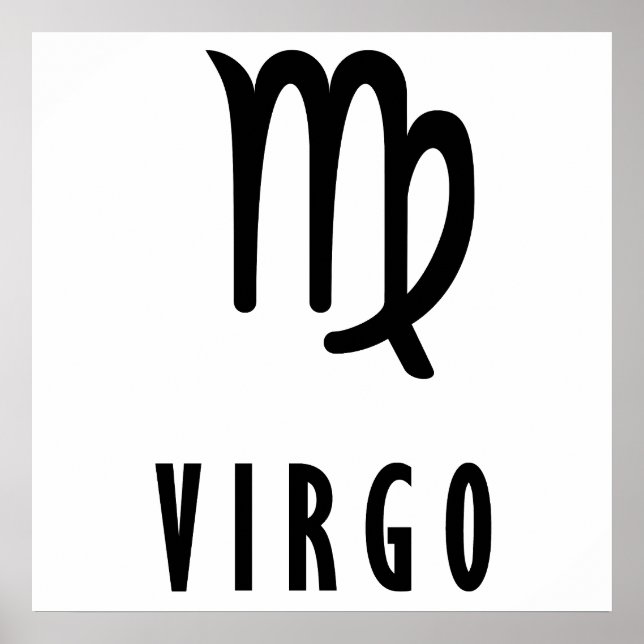 Poster Zodiaque virgo (Devant)