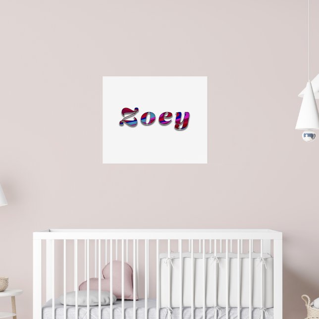 Poster Zoey-Funky Wave Design (Pépinière 2)
