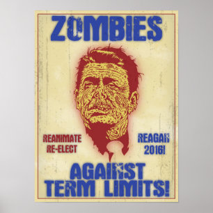 Poster Zombi Reagan - limites finales