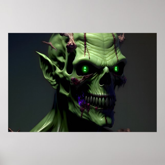 Poster Zombie (Devant)