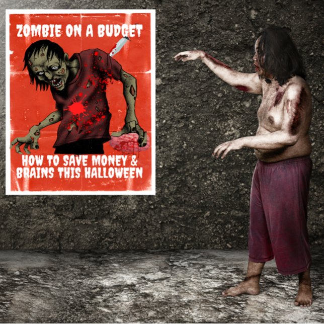 Poster Zombie À L'Halloween Budget (Créateur téléchargé)