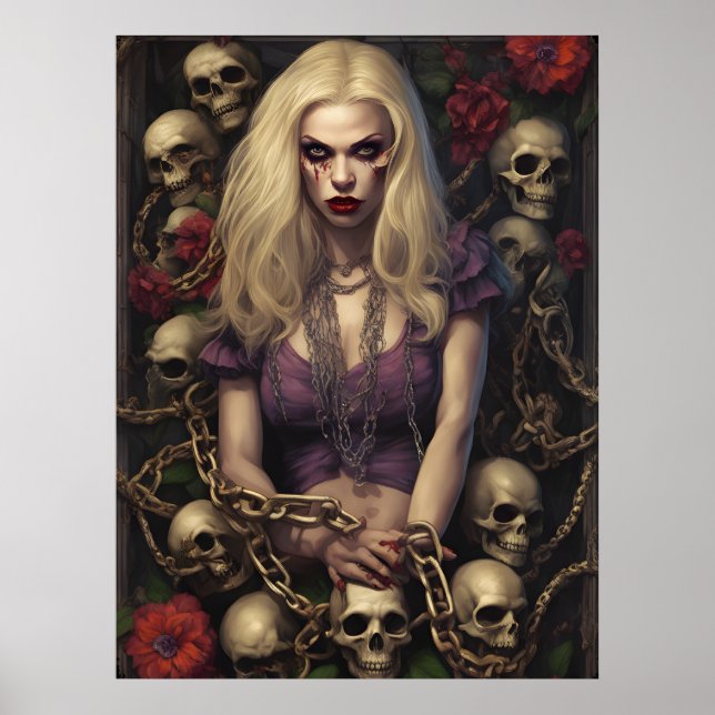 Poster Zombie Babe 05 (Devant)