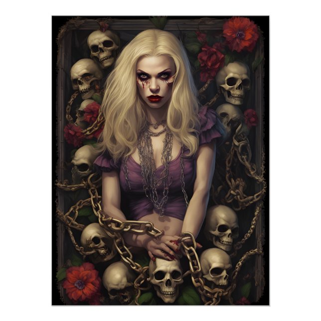 Poster Zombie Babe 05 (Devant)