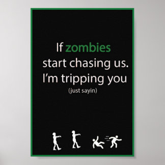 Poster Zombie Chase