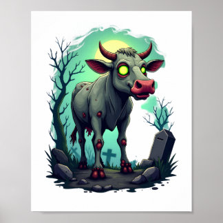 Poster Zombie Cow Apocalypse
