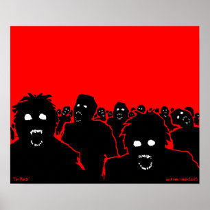 Poster Zombie "La Horde"