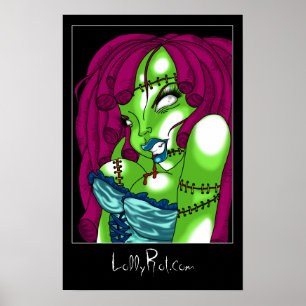 Poster Zombie Pin-up