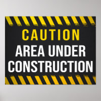 Zone de prudence en construction