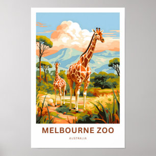 Poster Zoo de Melbourne Australie Imprimer