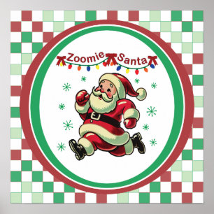 Poster Zoomie Père Noël Noël