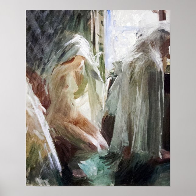 Poster Zorn - Fille à la fenêtre (Devant)