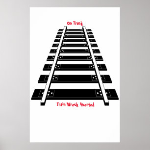 Poster Zugschienen