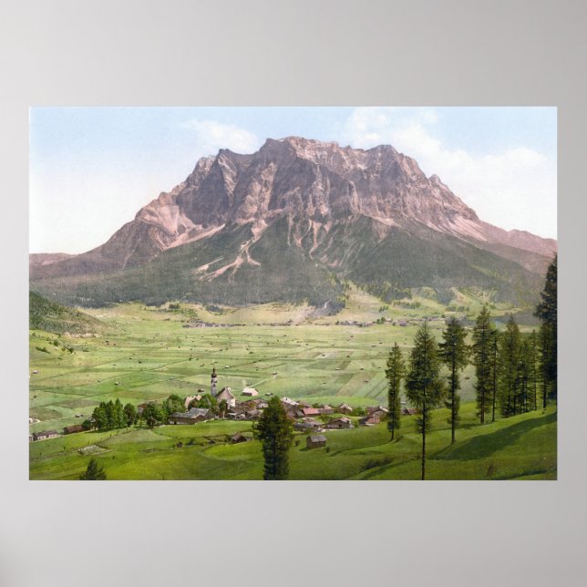 Poster Zugspitze (Devant)