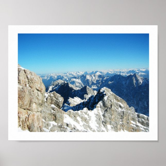 Poster Zugspitze, Allemagne (Devant)