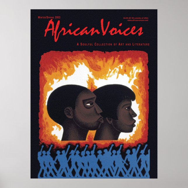 Poster zum 20-jährigen Jubiläum der afrikanischen  (Vorne)