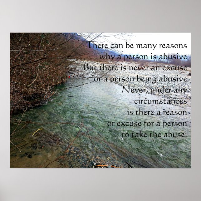 Poster zum häuslichen Missbrauch (Vorne)