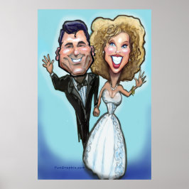 Poster zum Hochzeitskuchen