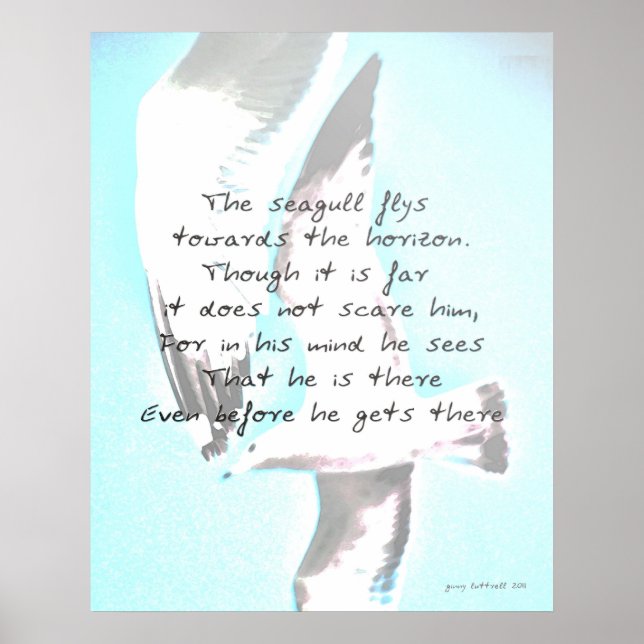 Poster zum Nachdenken (Vorne)