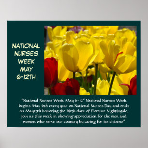 Poster zum National Nurses Week Celebration Drucke