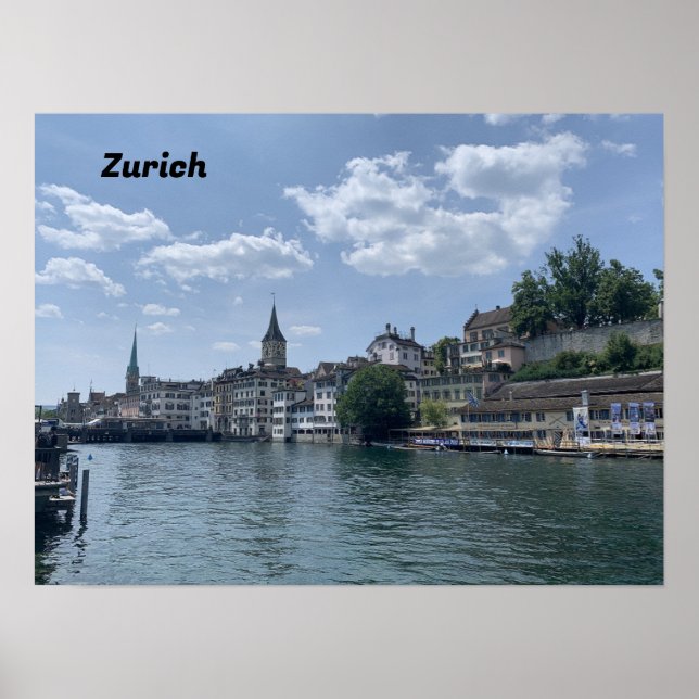 Poster Zurich Suisse (Devant)
