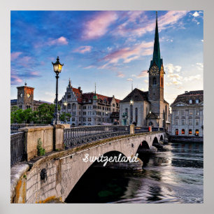 Poster Zurich, Suisse