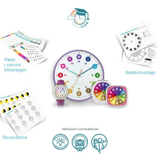 Poster Zwei Wochenplaner für Kinder im Wechselmodell