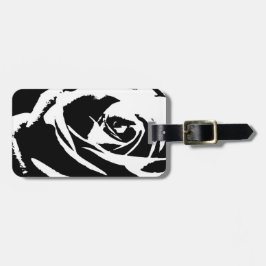 Posterisierte Rose Kunst Gepäckanhänger