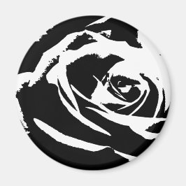 Posterisierte Rose Kunst Magnet