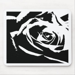 Posterisierte Rose Kunst Mousepad