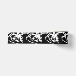 Posterisierte Rose Kunst Ripsband