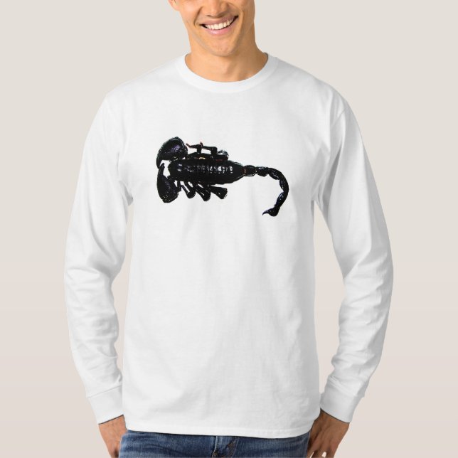 Posterized Emporor Skorpion durch KLM T-Shirt (Vorderseite)