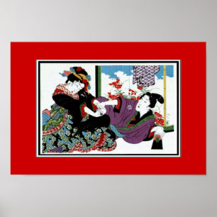 Posters Asian Vintage Art Keisai, Japan