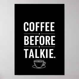 Posters Black and White Funny Quote Print Poster