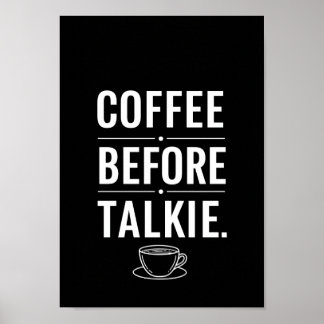 Posters Black and White Funny Quote Print Poster