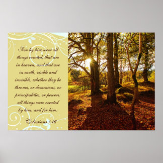 posters chrétiens, Écritures,