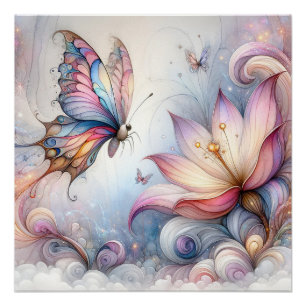 Posters d'art papillon Dorm Room Idées pour les fi