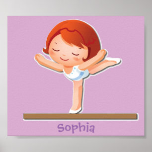 Posters de gymnastique personnalisée