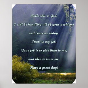 Posters de prière chrétienne