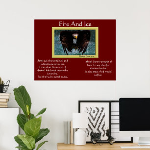 Posters d'éclaboussure d'aigle à glace et d'aigle 