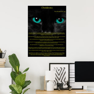 Posters Desiderata Cat Eyes