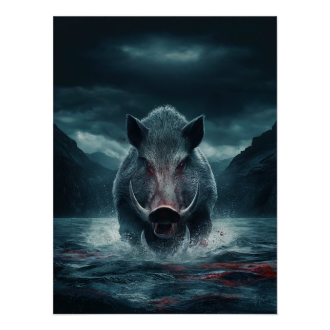 Posters Dives boar 3 Poster (Vorderseite)