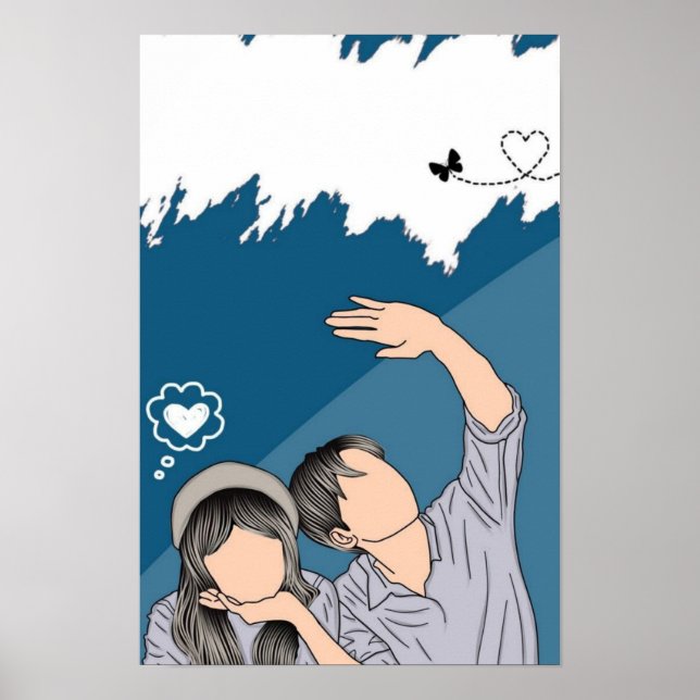 Posters en couple 'You & Me' (Devant)