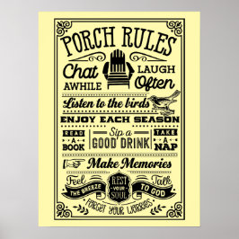 POSTERS EXTÉRIEURS - Règles de port