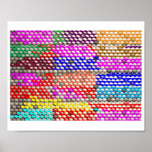 POSTERS Graphic Patterns Stars Blume Poster