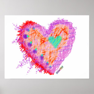 Posters, Prints - Happy Heart Poster